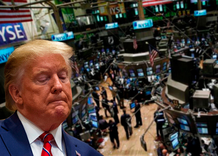 Wall Street, otro lunes negro y Trump espanta al mercado