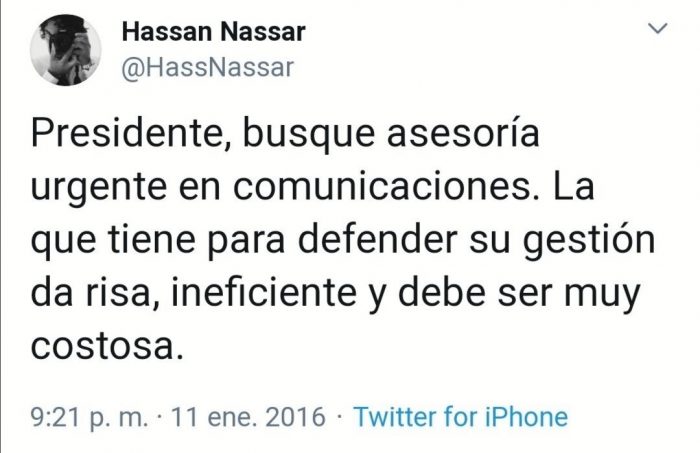  - 13 trinos de Hassan contra Santos que predijeron el desastre de Duque