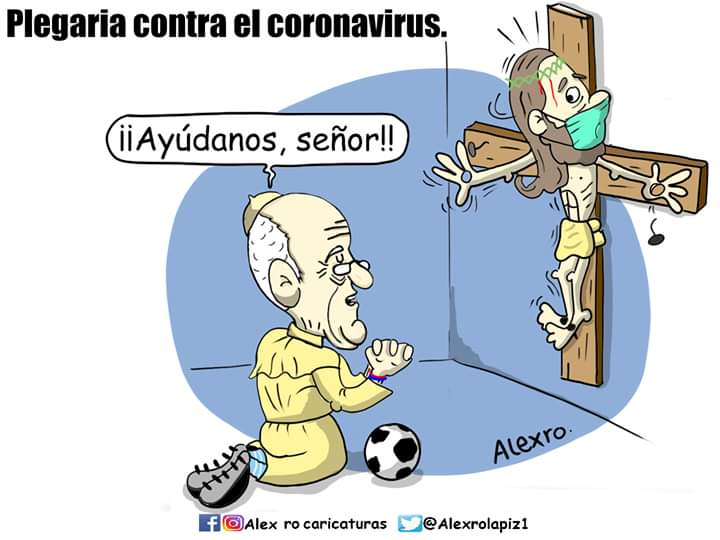 Caricatura: Plegaria contra el Coronavirus