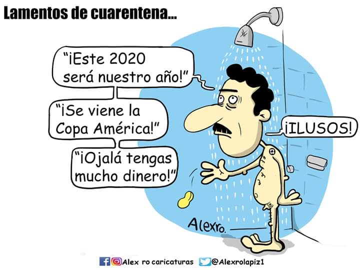 Caricatura: Lamentos de cuarentena