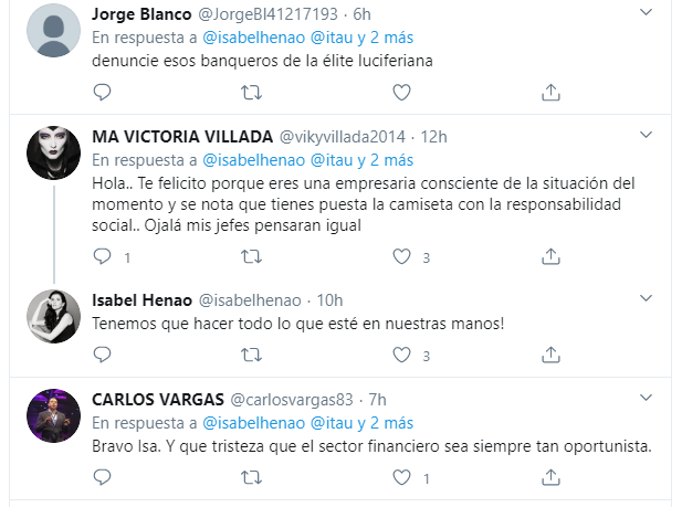  - "Le pagué a mis empleados anticipadamente pero Itaú me cobra comisión de 100 mil pesos"