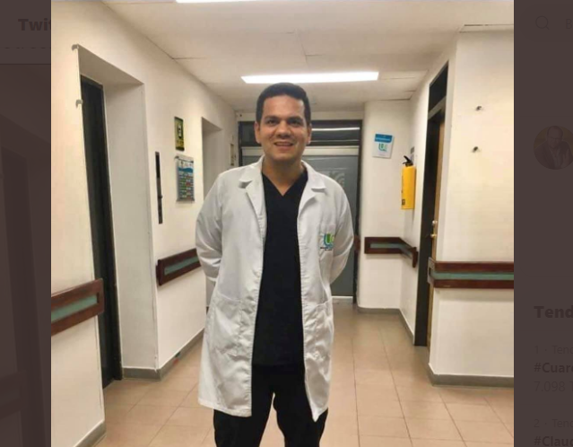 El médico que está grave por coronavirus en Bogotá