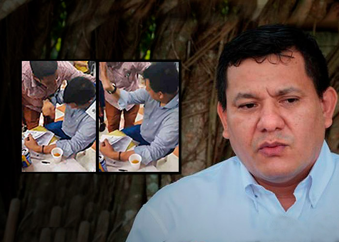 Detenido el hombre del video que firmaba contratos en una parranda