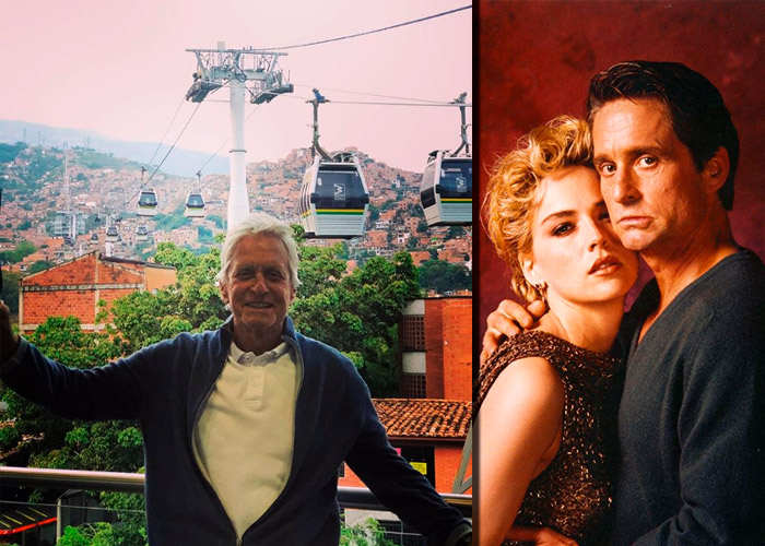 Michael Douglas, pasa su duelo en la comuna 13 de Medellín