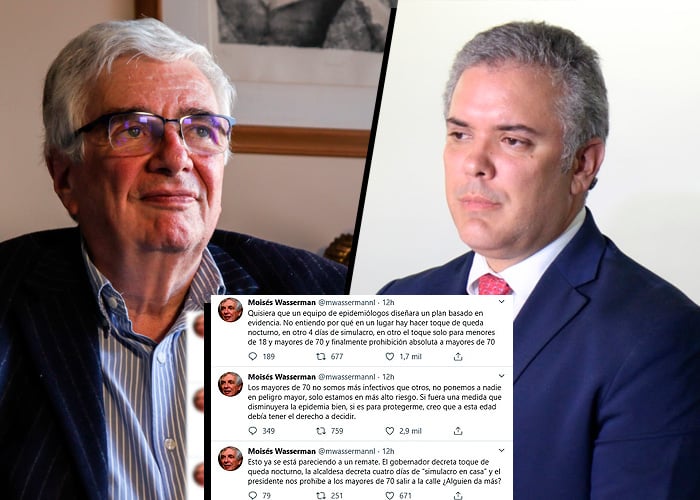Waserman lídera la pelea para que a los mayores de 70 no los dejen en la casa