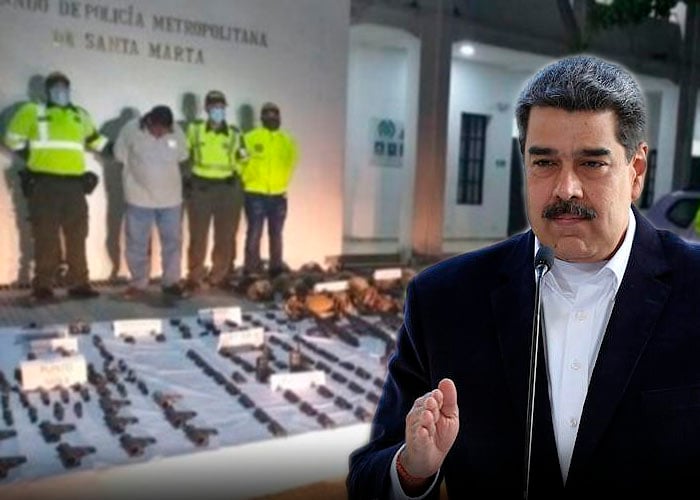 El arsenal que incautaron en Barranquilla sería para derrocar a Maduro
