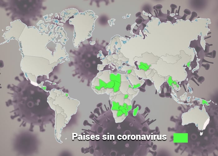 Los 53 países que hasta ahora se han salvado del Coronavirus