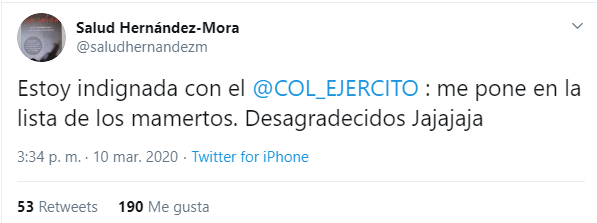  - ¿Salud Hernández confiesa que le hace favores al ejército?