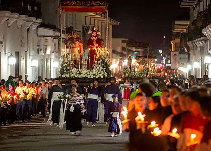 El coronavirus apagó la Semana Santa de Popayán