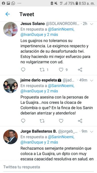  - La desfachatez de Noemí Sanín