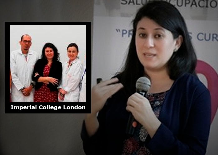 Una colombiana entre los gurú del mundo en coronavirus