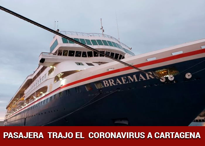 El crucero que trajo el coronavirus a Cartagena