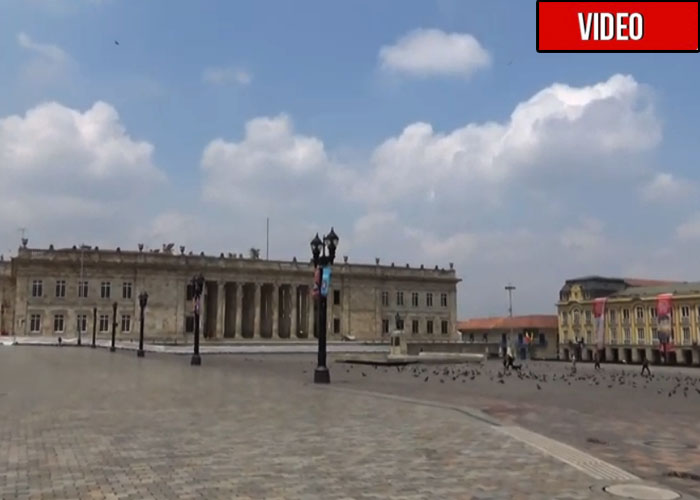 El Covid-19 llega a la Plaza de Bolívar