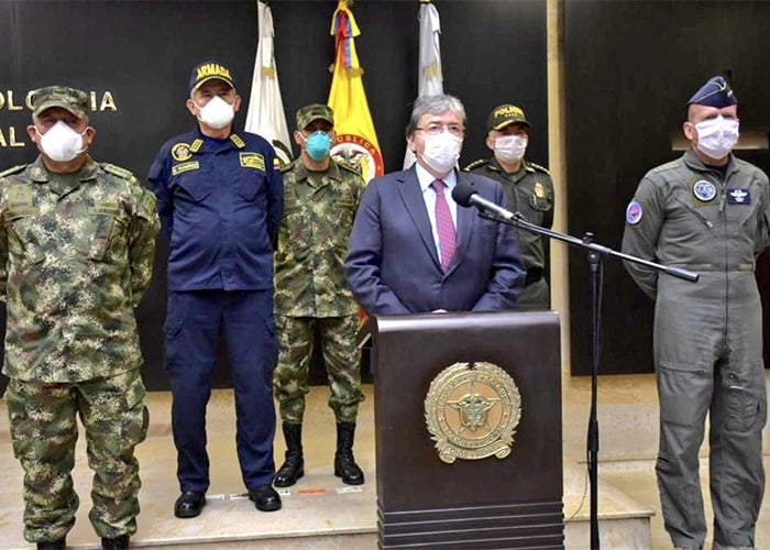 Confirmados casos de coronavirus en Policía y Fuerza Aérea colombiana