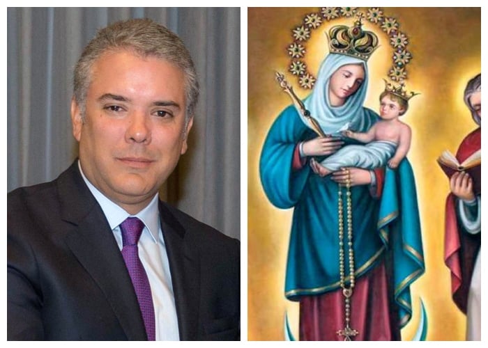 No tenemos presidente, pero tenemos a la Virgen de Chiquinquirá