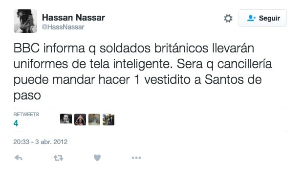  - 13 trinos de Hassan contra Santos que predijeron el desastre de Duque