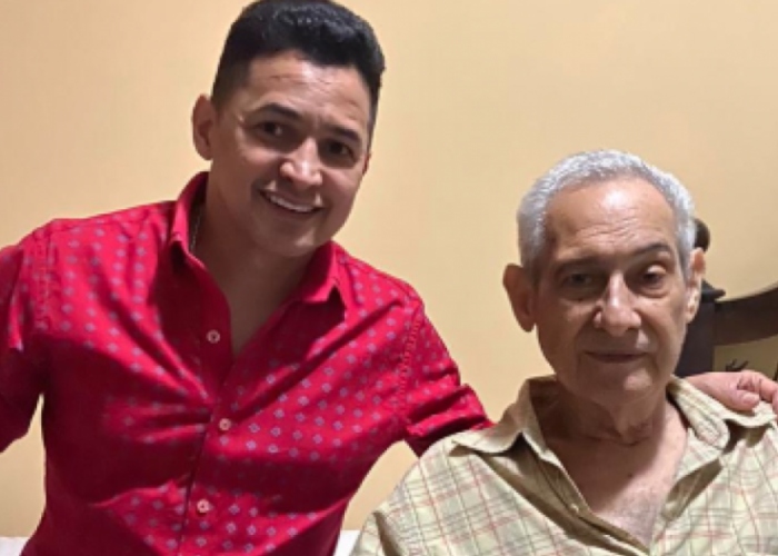 En medio del Coronavirus, Jorge Celedón hace público entierro de su padre