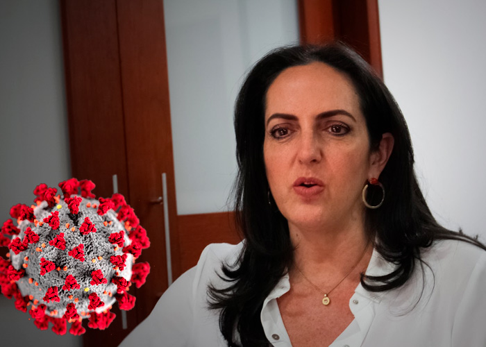 Maria Fernanda Cabal se burla de los mamertos que le deseaban el Coronavirus