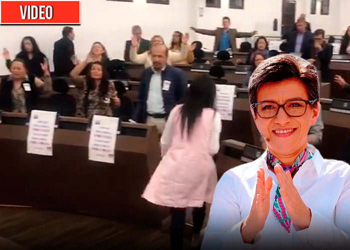 Oratón cristiana por Claudia López en el Concejo de Bogotá