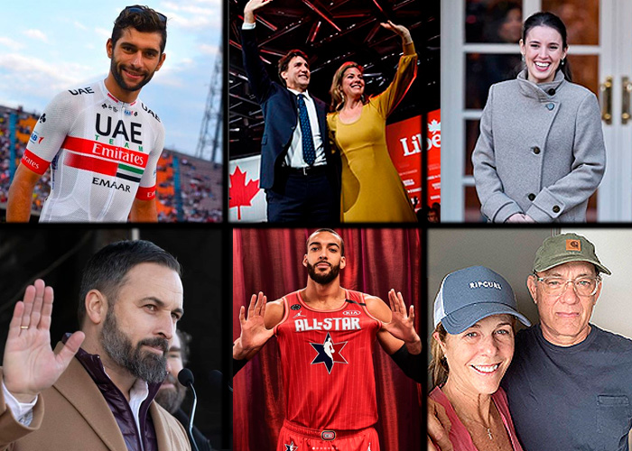 Los famosos que no escaparon al coronavirus