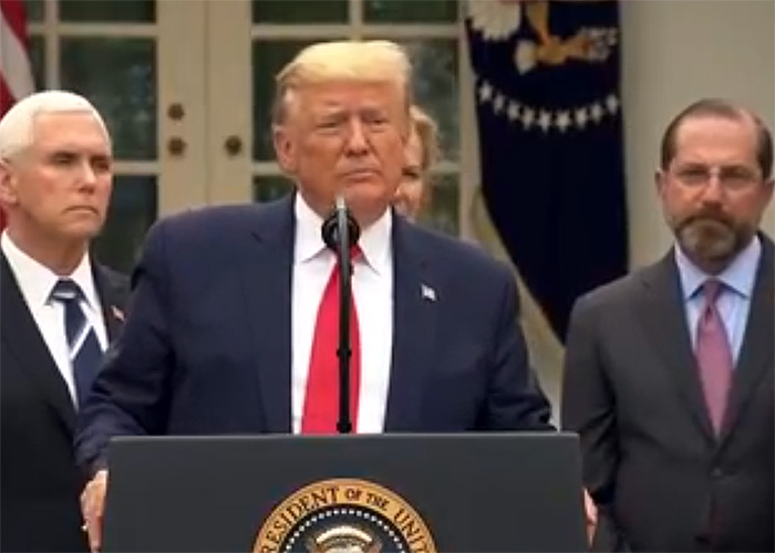 Trump declara la emergencia nacional en EEUU por el coronavirus