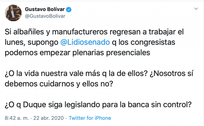  - “¿La vida de los senadores vale más que la de los albañiles?”