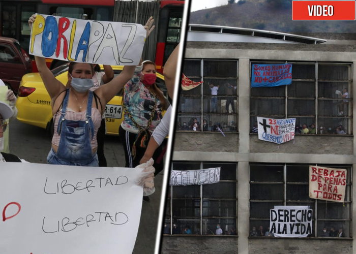 Presos y sus familiares le meten presión a Minjusticia desde La Picota