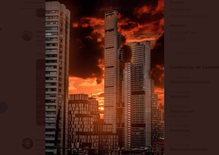 El ventarrón que le hizo creer a los bogotanos que se acababa el mundo