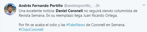  - La felicidad de los uribistas porque echaron a Coronell de Semana