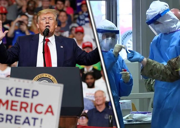 Planes electorales de Trump quedaron patasarriba