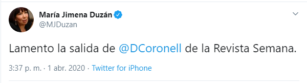  - Los cuestionamientos a Maria Jimena Duzán por no renunciar a Semana