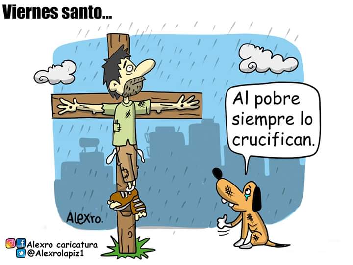 Caricatura: Viernes santo