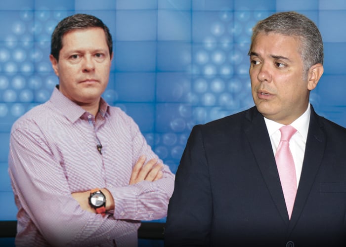 La peinada que le pegó el director de Noticias Caracol a Iván Duque