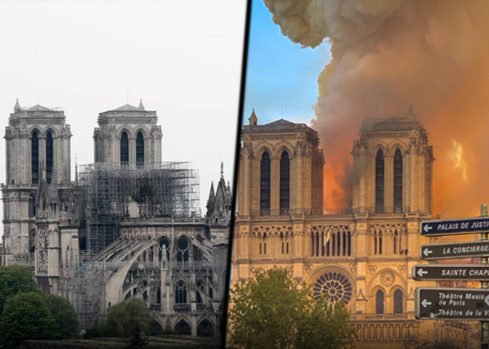 La lenta recuperación de Notre-Dame en medio del confinamiento