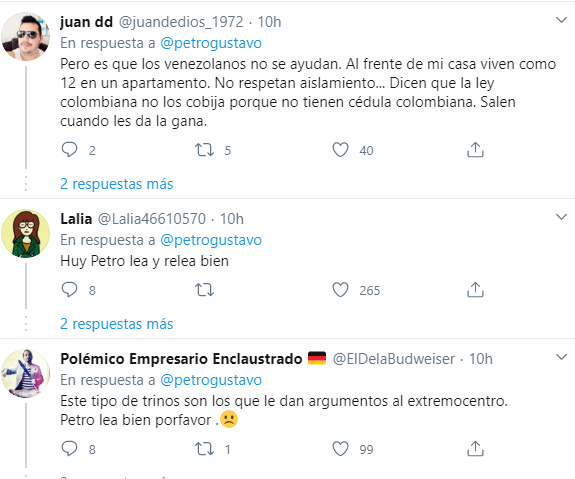  - "Claudia, ¿usted está proponiendo que expulsen a los venezolanos del país?"