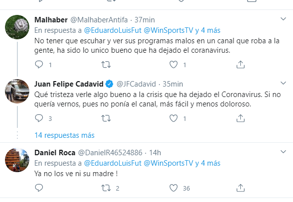  - "Nadie ve su programa de mier..." los insultos a Eduardo Luis por seguir hablando de fútbol en pleno Coronavirus