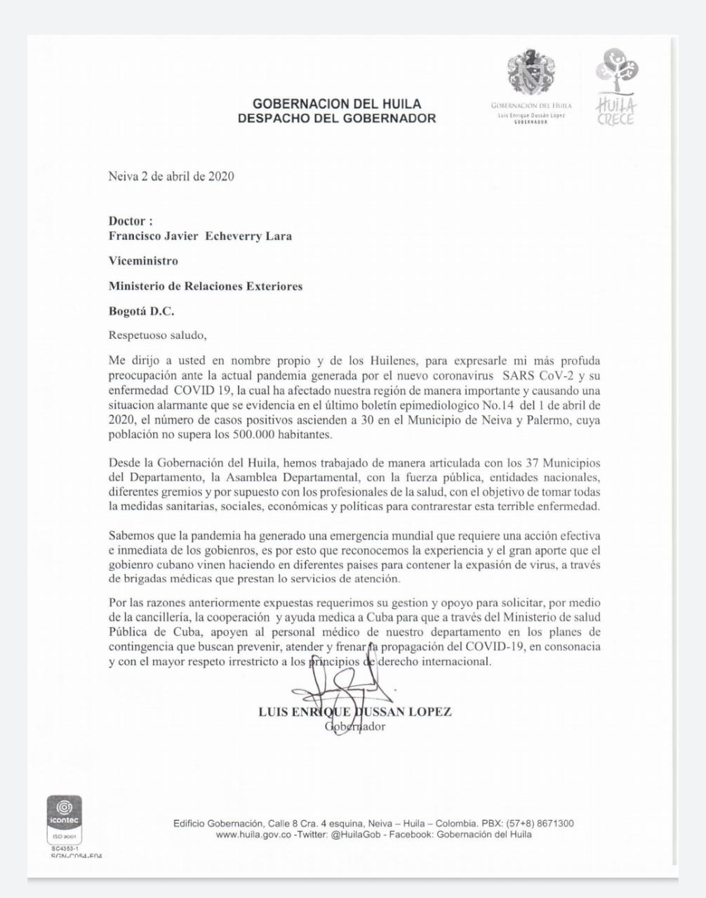  - ¿Permitirá el gobierno Duque la llegada de médicos cubanos a Colombia?