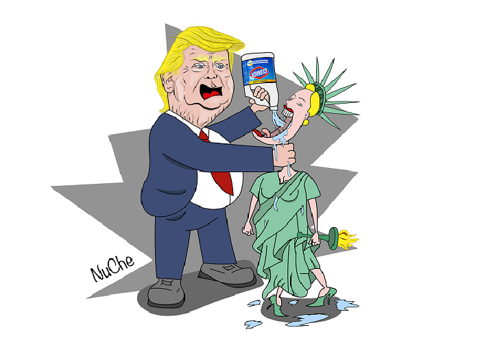 Caricatura: La receta de Trump