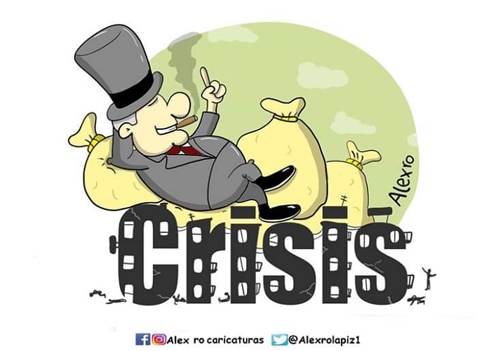 Caricatura: ¡Crisis!