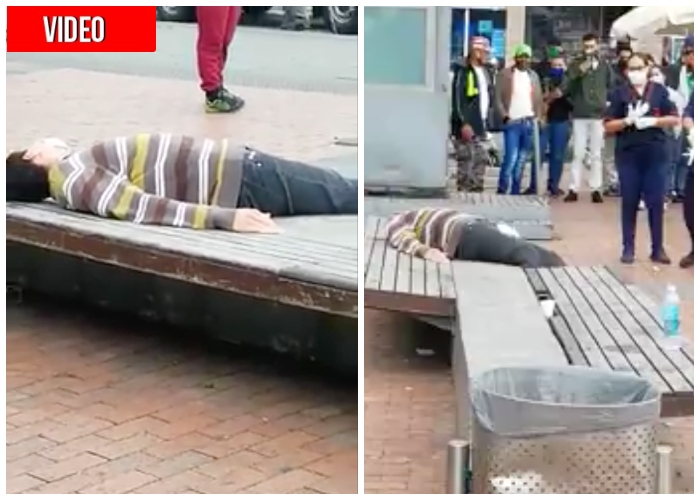 Desconcierto en Bogotá por videos de gente enferma en la calle
