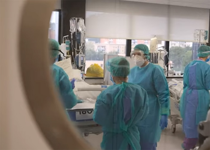 [VIDEO] Así funciona una unidad de cuidados intensivos de coronavirus