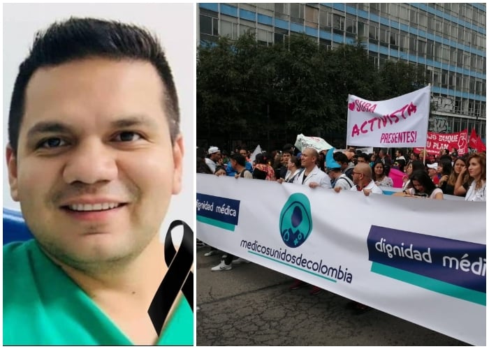 La triste despedida de uno de sus colegas, unió a los médicos en una sola voz