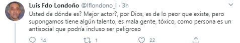  - "Queremos más cantantes como Jessi Uribe y menos actores como Julian Roman"