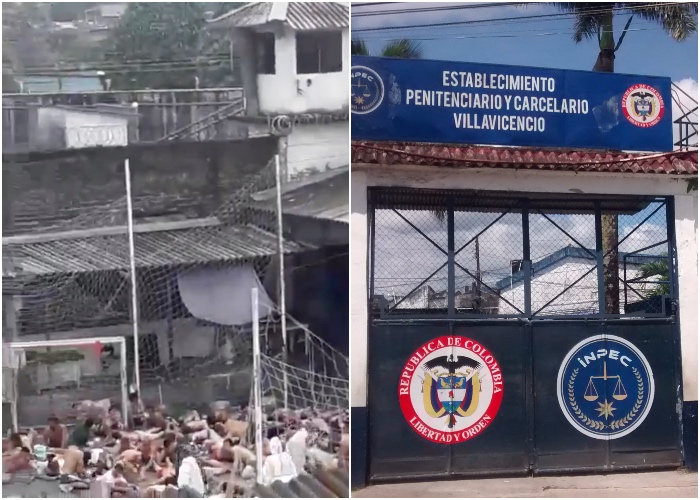 309 presos con COVID-19 en la cárcel de Villavicencio y la única medida es el garrote. VIDEO
