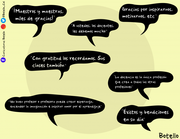  - Caricatura: ¡Feliz día de los maestros!