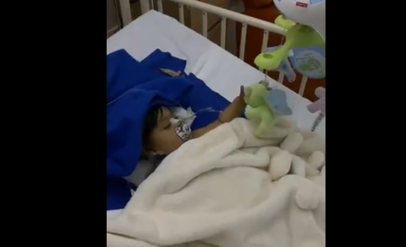 VIDEO: La milagrosa recuperación de Aleia, la hija del alcalde de Medellín