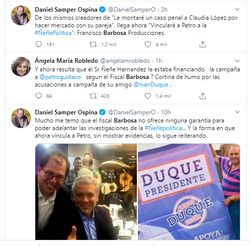  - "Iván Duque es mi gran amigo desde hace 25 años" Fiscal Barbosa