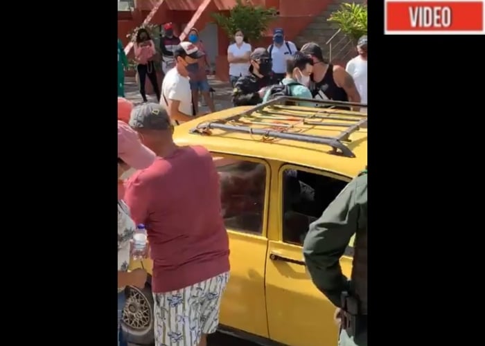 VIDEO: Habitantes de El Rodadero se niegan a recibir pacientes con COVID-19