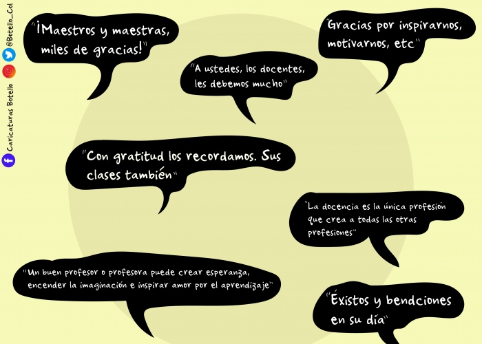Caricatura: ¡Feliz día de los maestros!