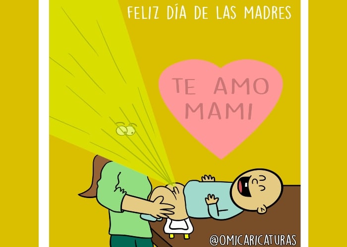 Caricatura: Feliz día de la madres